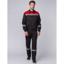 Костюм Легион-2 СОП (тк.Смесовая,210) п/к, черный/красный