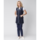 Фартук-сарафан Вишня (тк.Габардин), т.синий Фартук-сарафан Вишня (тк.Габардин), т.синий