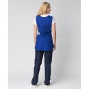 Фартук-сарафан Утро (тк.ТиСи), васильковый/полоска Фартук-сарафан Утро (тк.ТиСи), васильковый/полоска