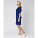 Халат женский Стелла (тк.ТиСи), т.синий/белый Халат женский Стелла (тк.ТиСи), т.синий/белый