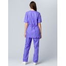 Женский костюм Вера (ткань ТиСи), сиреневый/белый Женский костюм Вера (ткань ТиСи), сиреневый/белый