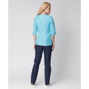 Костюм женский Спринт (тк.ТиСи), бирюзовый/т.синий Костюм женский Спринт (тк.ТиСи), бирюзовый/т.синий