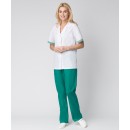 Костюм женский Надежда (тк.ТиСи), зеленый/белый Костюм женский Надежда (тк.ТиСи), зеленый/белый