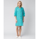 Халат женский Лира (тк.ТиСи), бирюзовый Халат женский Лира (тк.ТиСи), бирюзовый
