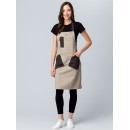 Фартук с грудкой универсальный Крафт (тк.Форвард,210), бежевый/коричневый (024) Фартук с грудкой универсальный Крафт (тк.Форвард,210), бежевый/коричневый (024)