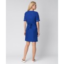 Халат женский Стелла (тк.ТиСи), васильковый/белый Халат женский Стелла (тк.ТиСи), васильковый/белый