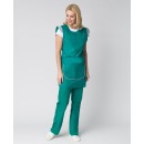 Фартук-сарафан Надежда (тк.ТиСи), зеленый Фартук-сарафан Надежда (тк.ТиСи), зеленый