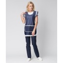 Фартук-сарафан (тк.Нейлон), синий Фартук-сарафан (тк.Нейлон), синий