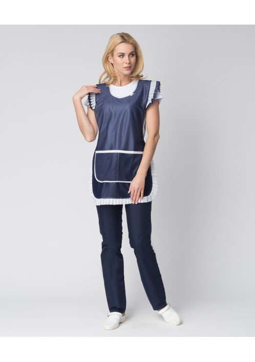 Фартук-сарафан (тк.Нейлон), синий Фартук-сарафан (тк.Нейлон), синий