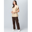 Костюм женский Мокко (тк.ТиСи,120), коричневый/бежевый Костюм женский Мокко (тк.ТиСи,120), коричневый/бежевый