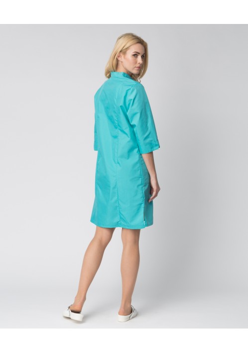 Халат женский Лира (тк.ТиСи), бирюзовый Халат женский Лира (тк.ТиСи), бирюзовый