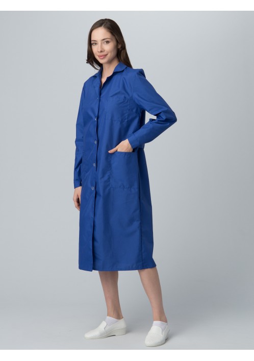 Халат женский Стандарт (тк.ТиСи), васильковый Халат женский Стандарт (тк.ТиСи), васильковый