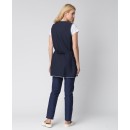 Фартук-сарафан Вишня (тк.Габардин), т.синий Фартук-сарафан Вишня (тк.Габардин), т.синий