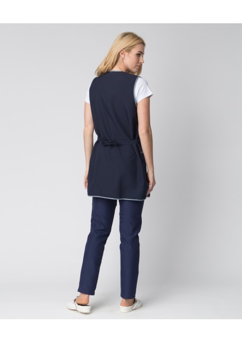 Фартук-сарафан Вишня (тк.Габардин), т.синий Фартук-сарафан Вишня (тк.Габардин), т.синий