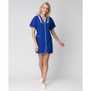 Халат женский Сакура (тк.Габардин), васильковый Халат женский Сакура (тк.Габардин), васильковый