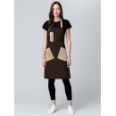 Фартук с грудкой универсальный Крафт (тк.Форвард,210), коричневый/бежевый (024) Фартук с грудкой универсальный Крафт (тк.Форвард,210), коричневый/бежевый (024)