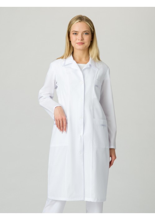 Халат женский Стандарт (тк.ТиСи), белый Халат женский Стандарт (тк.ТиСи), белый