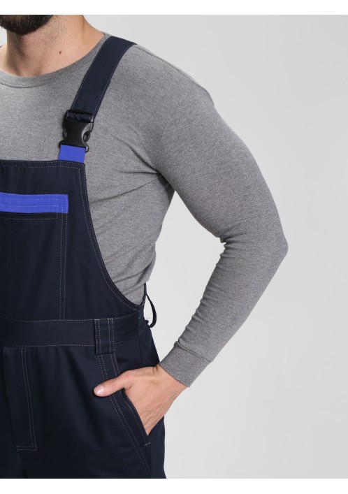 Полукомбинезон Алькор (тк.Карелия,260), т.синий/васильковый Полукомбинезон Алькор (тк.Карелия,260), т.синий/васильковый