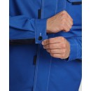 Костюм Строй-1 (тк.Смесовая,280) брюки, васильковый/т.синий