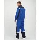 Костюм Строй-1 (тк.Смесовая,280) брюки, васильковый/т.синий