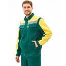Костюм Сфера (тк.Смесовая,210) п/к, зеленый/желтый Костюм Сфера (тк.Смесовая,210) п/к, зеленый/желтый