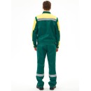 Костюм Сфера (тк.Смесовая,210) п/к, зеленый/желтый Костюм Сфера (тк.Смесовая,210) п/к, зеленый/желтый