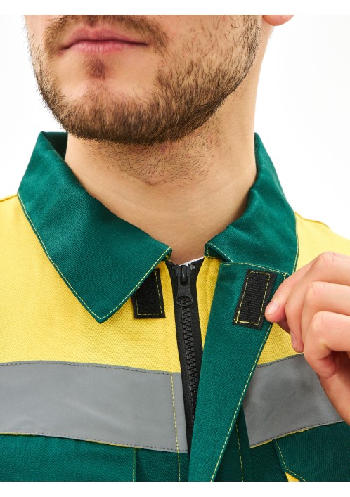 Костюм Сфера (тк.Смесовая,210) п/к, зеленый/желтый Костюм Сфера (тк.Смесовая,210) п/к, зеленый/желтый