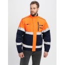 Куртка-трансформер сигнальная Profline Specialist МВО (тк.Смесовая,240), оранжевый/т.синий Куртка-трансформер сигнальная Profline Specialist МВО (тк.Смесовая,240), оранжевый/т.синий
