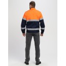 Куртка-трансформер сигнальная Profline Specialist МВО (тк.Смесовая,240), оранжевый/т.синий Куртка-трансформер сигнальная Profline Specialist МВО (тк.Смесовая,240), оранжевый/т.синий