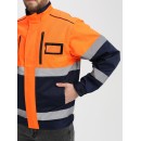 Куртка-трансформер сигнальная Profline Specialist МВО (тк.Смесовая,240), оранжевый/т.синий Куртка-трансформер сигнальная Profline Specialist МВО (тк.Смесовая,240), оранжевый/т.синий