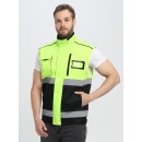 Куртка-трансформер сигнальная Profline Specialist МВО (тк.Смесовая,240), желтый/черный Куртка-трансформер сигнальная Profline Specialist МВО (тк.Смесовая,240), желтый/черный