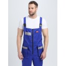 Костюм Союз-Профессионал-2 (тк.Смесовая,240) п/к, васильковый/св.серый/оранжевый