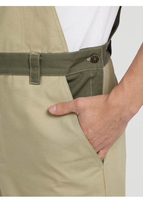 Полукомбинезон Челси (тк.Канвас,270), хаки/бежевый Полукомбинезон Челси (тк.Канвас,270), хаки/бежевый