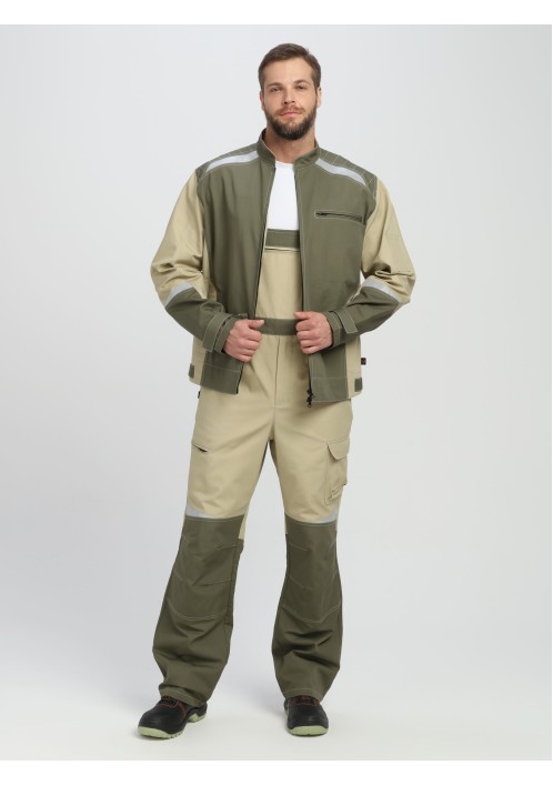 Куртка Челси (тк.Канвас,270), хаки/бежевый Куртка Челси (тк.Канвас,270), хаки/бежевый