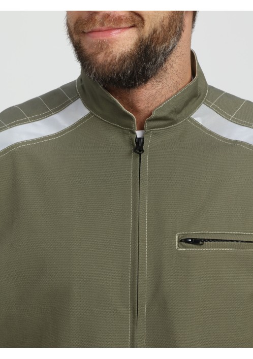 Куртка Челси (тк.Канвас,270), хаки/бежевый Куртка Челси (тк.Канвас,270), хаки/бежевый