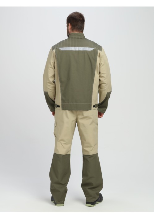 Куртка Челси (тк.Канвас,270), хаки/бежевый Куртка Челси (тк.Канвас,270), хаки/бежевый