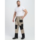 Костюм Вест (тк.Канвас,260) брюки, бежевый/черный Костюм Вест (тк.Канвас,260) брюки, бежевый/черный