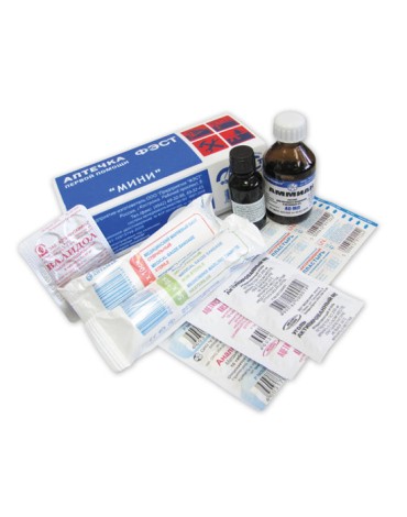 Аптечка индивидуальная Мини ФЭСТ футляр пластик