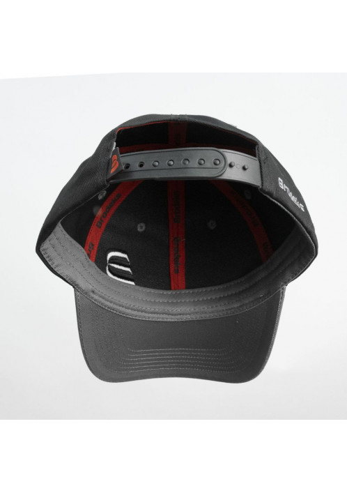 Бейсболка Brodeks KM130, серый/черный