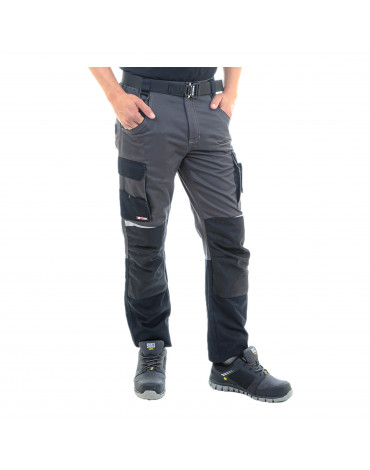 Брюки Brodeks KS302, серый/черный