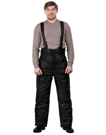 Брюки мужские "Охрана" зимние, черные