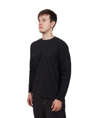 Футболка длинный рукав, черный
