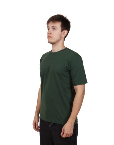 Футболка (тк.Трикотаж,160), т.зеленый