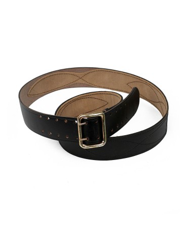 Ремень офицерский черный