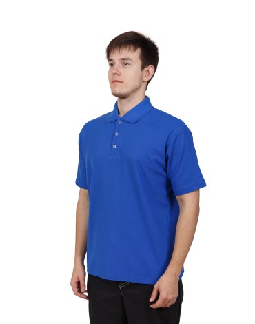 Рубашка-Поло, васильковый