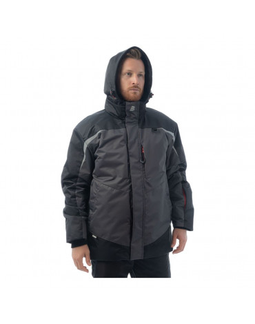 Зимняя куртка Brodeks KW231, серый/черный