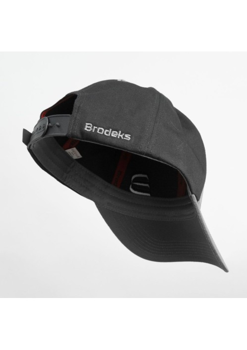 Бейсболка Brodeks KM130, серый/черный Бейсболка Brodeks KM130, серый/черный