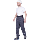 Брюки ХАЙ-ТЕК SAFETY летние, серый/черный/красный