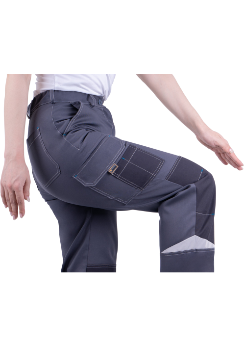 Брюки женские ТУРБО SAFETY летние, т.серый/серый Брюки женские ТУРБО SAFETY летние, т.серый/серый