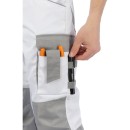 Брюки Brodeks KS302, белый/серый